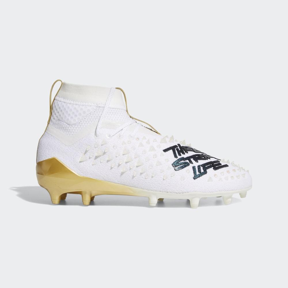 Ghete Fotbal Adidas Adizero 8.0 SK Barbati Romania - Albi/Negrii/Aurii Metal CG6534